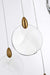 Elegant Lighting - 1012D28SG-01CR - LED Pendant - Avery - Satin Gold