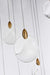 Elegant Lighting - 1012D28SG-01CR - LED Pendant - Avery - Satin Gold