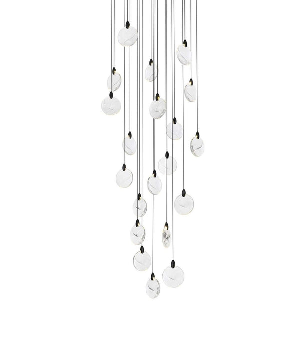 Elegant Lighting - 1012G32BK-01CR - LED Chandelier - Avery - Black