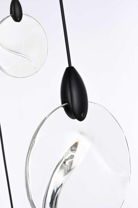 Elegant Lighting - 1012G32BK-01CR - LED Chandelier - Avery - Black
