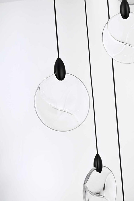Elegant Lighting - 1012G32BK-01CR - LED Chandelier - Avery - Black