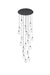 Elegant Lighting - 1012G32BK-01CR - LED Chandelier - Avery - Black