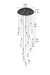 Elegant Lighting - 1012G32BK-01CR - LED Chandelier - Avery - Black