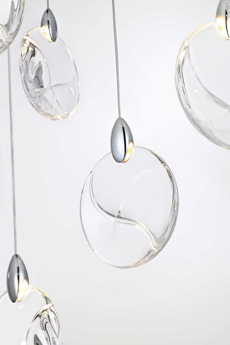 Elegant Lighting - 1012G32C-01CR - LED Chandelier - Avery - Chrome