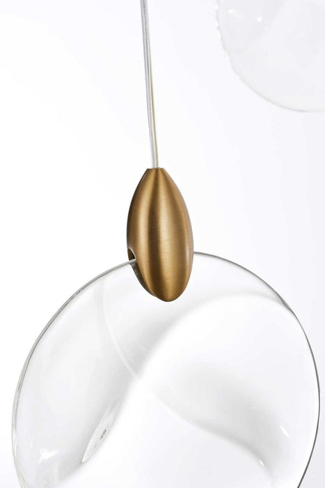Elegant Lighting - 1012G32SG-01CR - LED Chandelier - Avery - Satin Gold