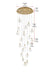 Elegant Lighting - 1012G32SG-01CR - LED Chandelier - Avery - Satin Gold