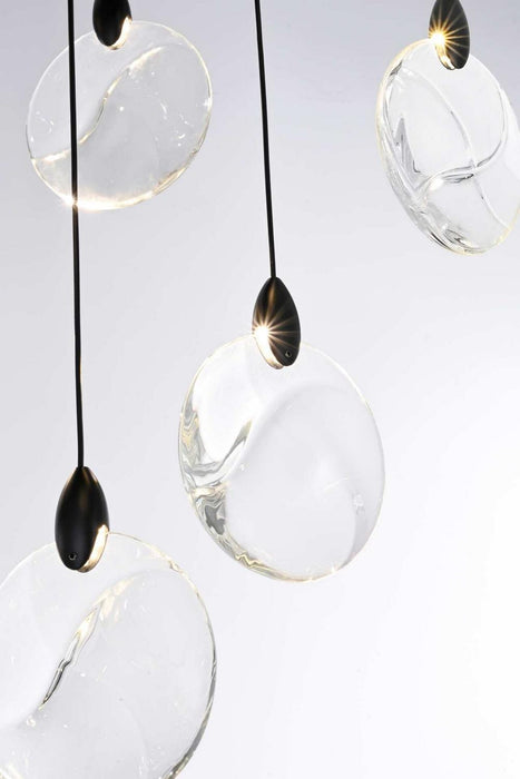 Elegant Lighting - 1012G36BK-01CR - LED Chandelier - Avery - Black