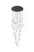 Elegant Lighting - 1012G36BK-01CR - LED Chandelier - Avery - Black