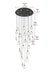 Elegant Lighting - 1012G36BK-01CR - LED Chandelier - Avery - Black
