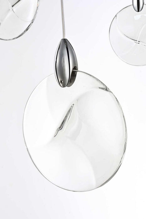 Elegant Lighting - 1012G36C-01CR - LED Chandelier - Avery - Chrome