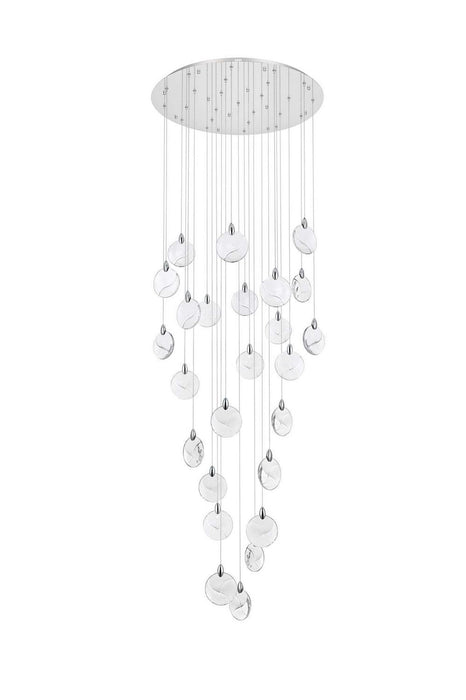 Elegant Lighting - 1012G36C-01CR - LED Chandelier - Avery - Chrome