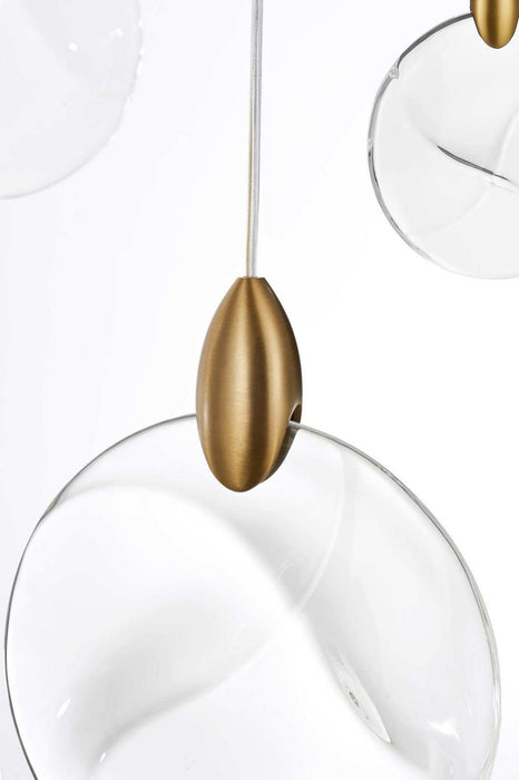 Elegant Lighting - 1012G36SG-01CR - LED Chandelier - Avery - Satin Gold