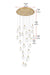 Elegant Lighting - 1012G36SG-01CR - LED Chandelier - Avery - Satin Gold
