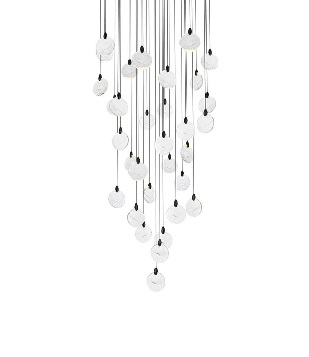Elegant Lighting - 1012G42BK-01CR - LED Chandelier - Avery - Black