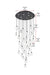 Elegant Lighting - 1012G42BK-01CR - LED Chandelier - Avery - Black