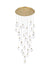 Elegant Lighting - 1012G42SG-01CR - LED Chandelier - Avery - Satin Gold