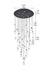 Elegant Lighting - 1012G48BK-01CR - LED Chandelier - Avery - Black