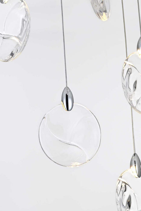 Elegant Lighting - 1012G48C-01CR - LED Chandelier - Avery - Chrome
