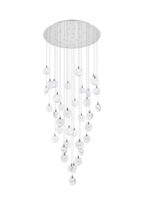 Elegant Lighting - 1012G48C-01CR - LED Chandelier - Avery - Chrome