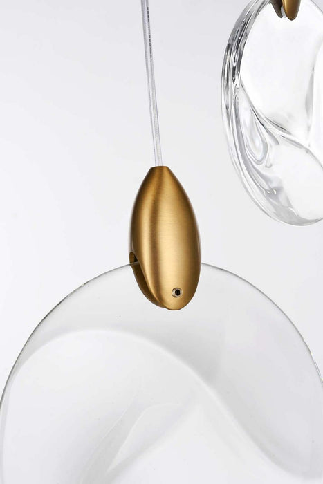 Elegant Lighting - 1012G48SG-01CR - LED Chandelier - Avery - Satin Gold
