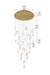 Elegant Lighting - 1012G48SG-01CR - LED Chandelier - Avery - Satin Gold