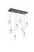 Elegant Lighting - 1012D36BK-01CR - LED Pendant - Avery - Black