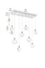 Elegant Lighting - 1012D36C-01CR - LED Pendant - Avery - Chrome