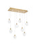 Elegant Lighting - 1012D36SG-01CR - LED Pendant - Avery - Satin Gold
