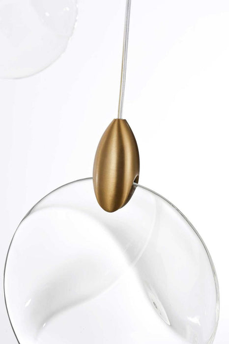 Elegant Lighting - 1012D36SG-01CR - LED Pendant - Avery - Satin Gold