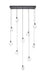 Elegant Lighting - 1012D42BK-01CR - LED Pendant - Avery - Black