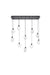 Elegant Lighting - 1012D42BK-01CR - LED Pendant - Avery - Black