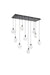 Elegant Lighting - 1012D42BK-01CR - LED Pendant - Avery - Black