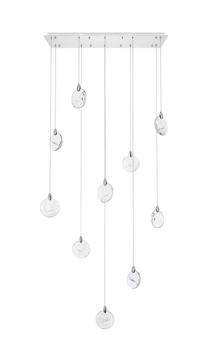Elegant Lighting - 1012D42C-01CR - LED Pendant - Avery - Chrome