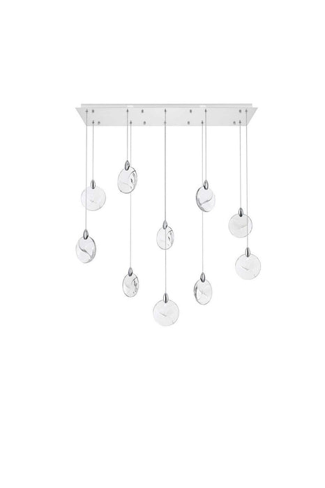 Elegant Lighting - 1012D42C-01CR - LED Pendant - Avery - Chrome
