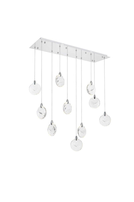 Elegant Lighting - 1012D42C-01CR - LED Pendant - Avery - Chrome