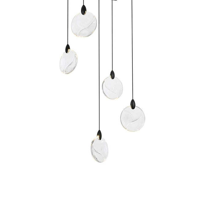Elegant Lighting - 1012S16BK-01CR - LED Pendant - Avery - Black