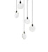Elegant Lighting - 1012S16BK-01CR - LED Pendant - Avery - Black