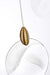 Elegant Lighting - 1012S16SG-01CR - LED Pendant - Avery - Satin Gold