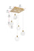 Elegant Lighting - 1012S16SG-01CR - LED Pendant - Avery - Satin Gold