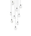 Elegant Lighting - 1012S20BK-01CR - LED Pendant - Avery - Black