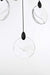 Elegant Lighting - 1012S20BK-01CR - LED Pendant - Avery - Black