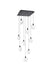 Elegant Lighting - 1012S20BK-01CR - LED Pendant - Avery - Black