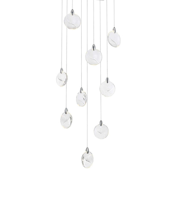 Elegant Lighting - 1012S20C-01CR - LED Pendant - Avery - Chrome