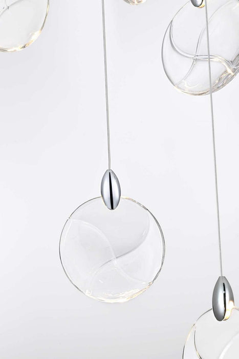 Elegant Lighting - 1012S20C-01CR - LED Pendant - Avery - Chrome