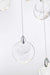 Elegant Lighting - 1012S20C-01CR - LED Pendant - Avery - Chrome