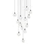 Elegant Lighting - 1012S26BK-01CR - LED Pendant - Avery - Black