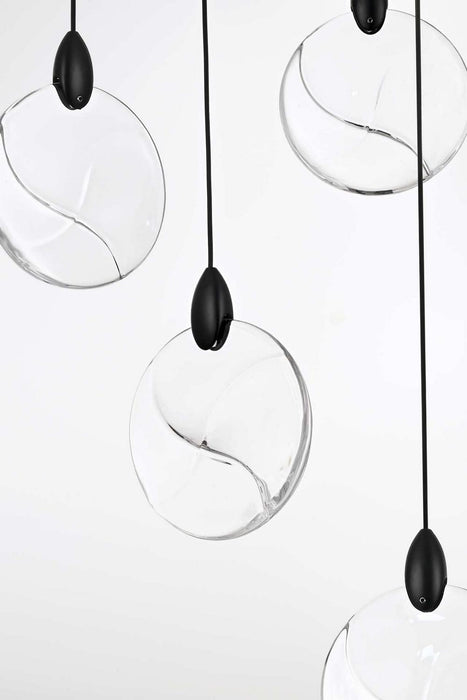 Elegant Lighting - 1012S26BK-01CR - LED Pendant - Avery - Black