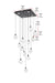 Elegant Lighting - 1012S26BK-01CR - LED Pendant - Avery - Black