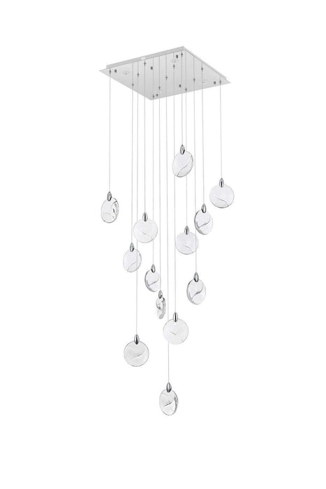 Elegant Lighting - 1012S26C-01CR - LED Pendant - Avery - Chrome