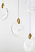 Elegant Lighting - 1012S26SG-01CR - LED Pendant - Avery - Satin Gold